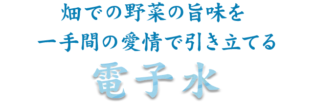 電子水